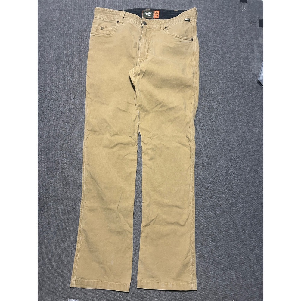 Howler brothers frontside 5 pocket pants mens tan fit 32X31 (tag 32X32) tan work